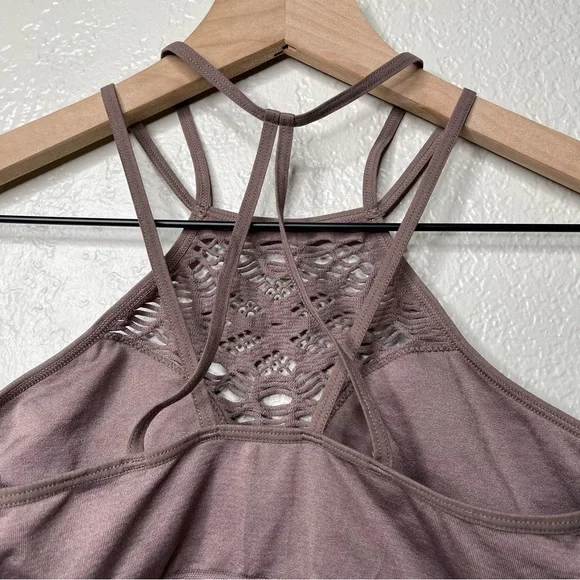 NWOT Victoria’s Secret Women's Bralette Halter Seamless Cutout Taupe Brown - Picture 9 of 11